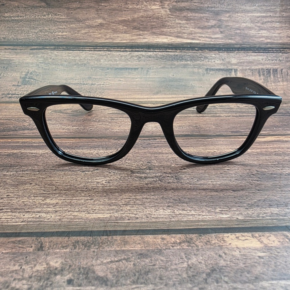 Ray-Ban RB2140 901/58 Original Wayfarer Black Sunglasses Frames 50-22 Italy